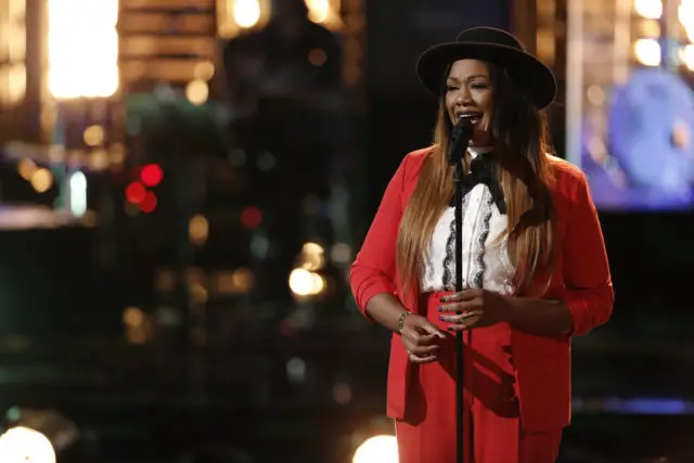 THE VOICE -- "Playoff Rounds" -- Pictured: Keisha Renee -- (Photo by: Tyler Golden/NBC)