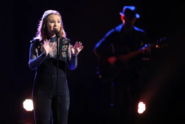 THE VOICE -- "Live Top 11" Episode 1318A -- Pictured: Addison Agen -- (Photo by: Tyler Golden/NBC)