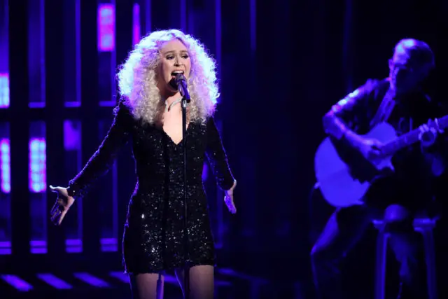 THE VOICE -- "Live Semi Finals" Episode 1320A -- Pictured: Chloe Kohanski -- (Photo by: Tyler Golden/NBC)