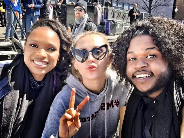 Jennifer Hudson Miley Cyrus Davon Fleming March for Our Lives