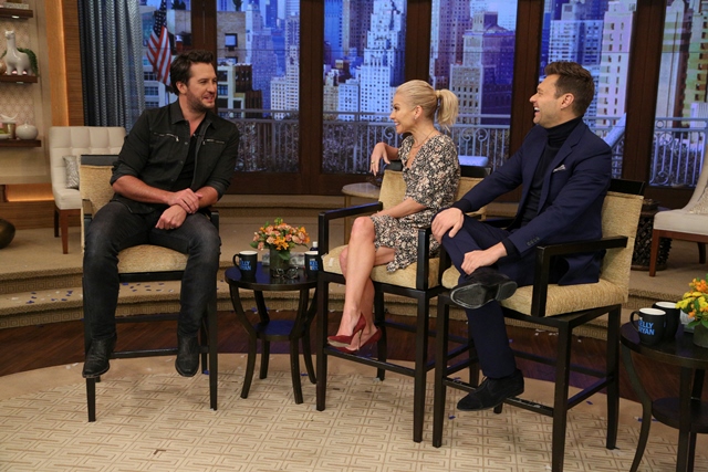 Luke Bryan on Live with Kelly and Ryan