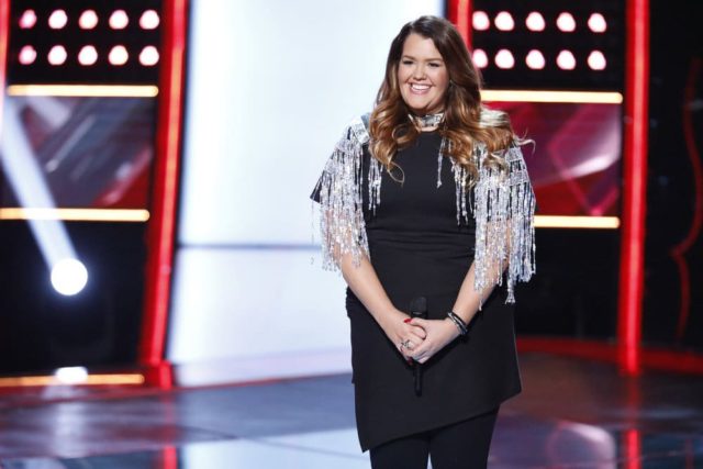 THE VOICE -- "Blind Auditions" Episode 1406 -- Pictured: Amber Sauer -- (Photo by: Tyler Golden/NBC)