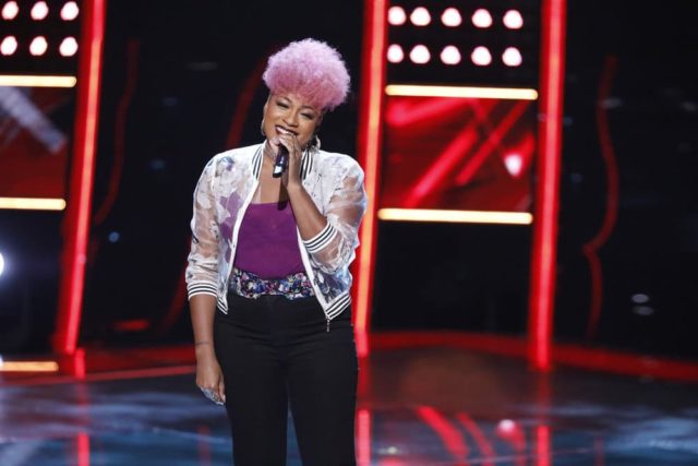 THE VOICE -- "Blind Auditions" -- Pictured: Miya Bass -- (Photo by: Tyler Golden/NBC)