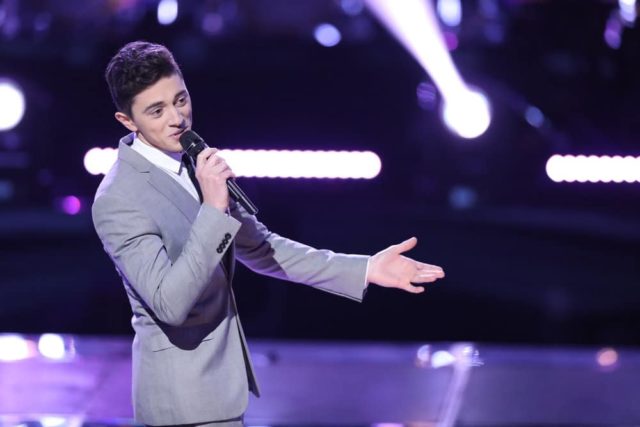 THE VOICE -- "Knockout Rounds" -- Pictured: Austin Giorgio -- (Photo by: Tyler Golden/NBC)