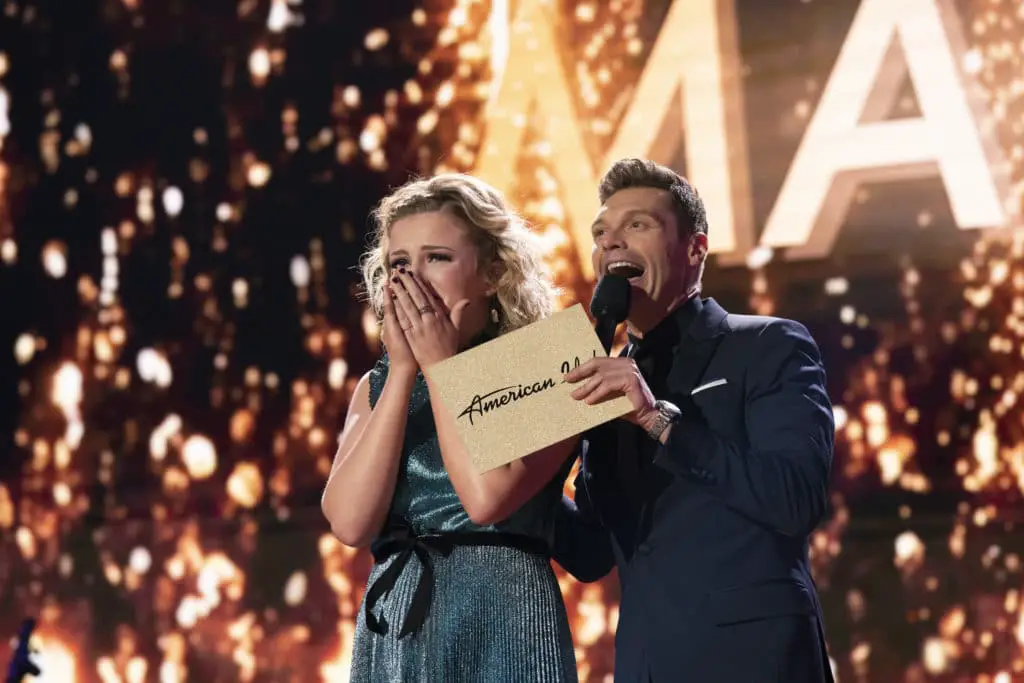 AMERICAN IDOL -  (ABC/Mitch Haaseth) MADDIE POPPE, RYAN SEACREST