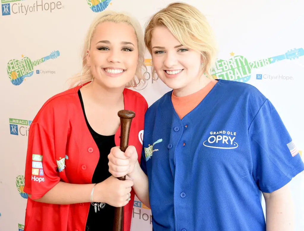 NASHVILLE, TN - JUNE 09: Gabby Barrett (L) and Maddie Poppe (R) arrive at the 28th Annual City of Hope Celebrity Softball Game on June 9, 2018 in Nashville, Tennessee. (Photo by Rick Diamond/Getty Images for City Of Hope)