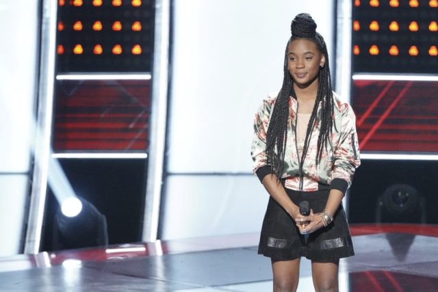 THE VOICE -- "Blind Auditions" Episode 1501 -- Pictured: Kennedy Holmes -- (Photo by: Tyler Golden/NBC)