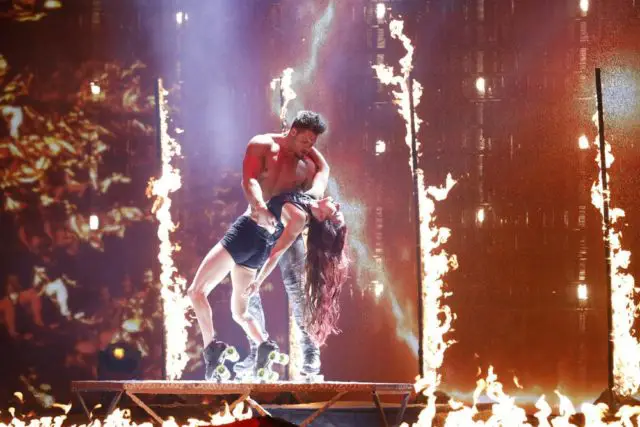 AMERICA'S GOT TALENT -- "Live Semi-Finals 1" Episode 1317 -- Pictured: Duo Transcend -- (Photo by: Trae Patton/NBC)