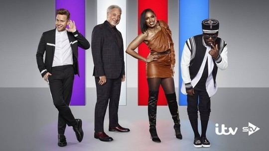 The Voice UK Olly Murs Tom Jones Jennifer Hudson will.i.am