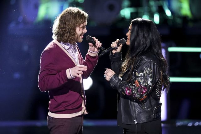 THE VOICE -- "Battle Rounds" -- Pictured: (l-r) Jake Wells, Natalie Brady -- (Photo by: Tyler Golden/NBC)