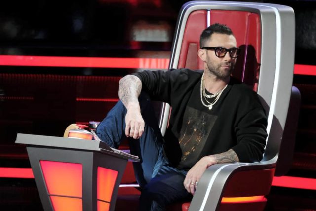 THE VOICE -- "Knockout Rounds" Episode 1513 -- Pictured: Adam Levine -- (Photo by: Trae Patton/NBC)