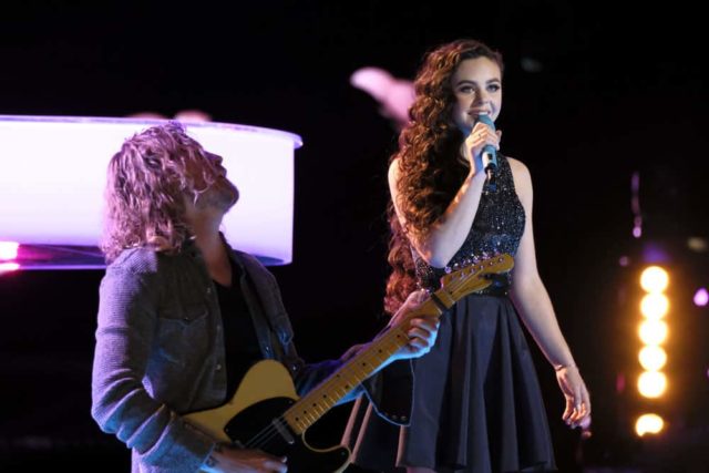 THE VOICE -- "Live Top 11" Episode 1516A -- Pictured: Chevel Shepherd -- (Photo by: Trae Patton/NBC)