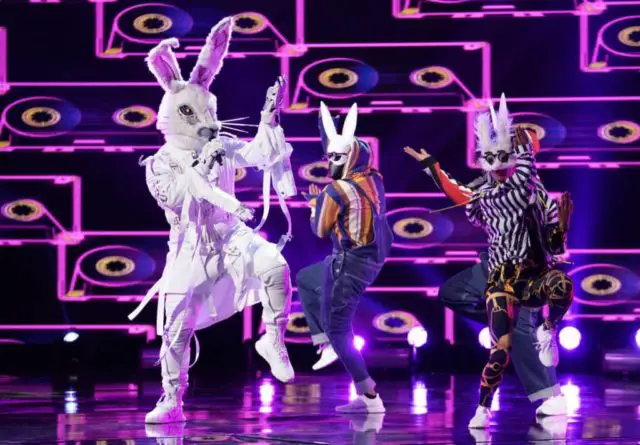 THE MASKED SINGER: Rabbit in the "Mix and Masks" episode of THE MASKED SINGER airing Wednesday, Jan. 30 (9:00-10:00 PM ET/PT) on FOX. © 2019 FOX Broadcasting. CR: Michael Becker / FOX.