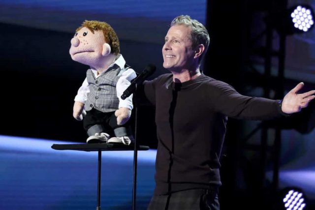 AMERICA'S GOT TALENT: THE CHAMPIONS -- "The Champions Four" Episode 104 -- Pictured: Paul Zerdin -- (Photo by: Trae Patton/NBC)