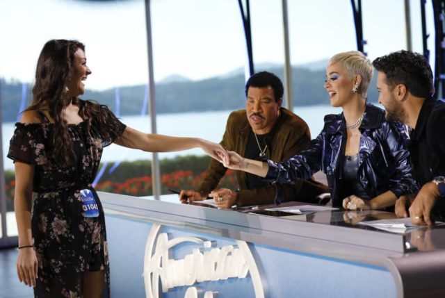 AMERICAN IDOL - "202 (Auditions)" - "American Idol" heads to Coeur dÕAlene, Idaho; Louisville, Kentucky; and Los Angeles, California, as the search for AmericaÕs next superstar continues on The ABC Television Network, WEDNESDAY, MARCH 6 (8:00Ð10:00 p.m. EST), streaming and on demand. (ABC/Josh Vertucci) COURTNEY PENRY, LIONEL RICHIE, KATY PERRY, LUKE BRYAN