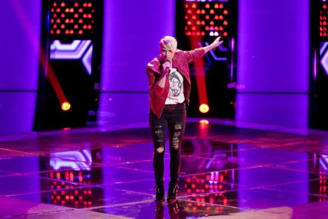 THE VOICE -- "Blind Auditions" Episode 1604 -- Pictured: Betsy Ade -- (Photo by: Tyler Golden/NBC)
