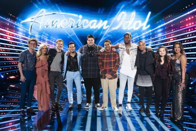 AMERICAN IDOL - "213 (Top 10 Reveal)"- (ABC/Eric McCandless) WALKER BURROUGHS, LACI KAYE BOOTH, JEREMIAH LLOYD HARMON, LAINE HARDY, WADE COTA, ALEJANDRO ARANDA, UCHE, DIMITRIUS GRAHAM, MADISON VANDENBURG, ALYSSA RAGHU