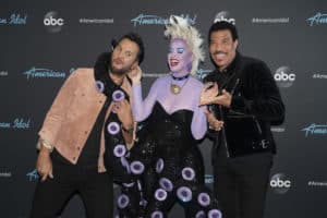 AMERICAN IDOL - "214 (Disney Night)" - (ABC/Eric McCandless) LUKE BRYAN, KATY PERRY, LIONEL RICHIE