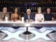 AMERICA'S GOT TALENT -- "Judge Cuts" -- Pictured: (l-r) Howie Mandel, Gabrielle Union, Jay Leno, Julianne Hough, Simon Cowell -- (Photo by: Trae Patton/NBC)