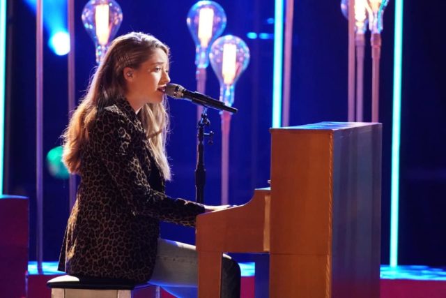 THE VOICE -- "Live Cross Battles Results" Episode 1612B -- Pictured: Brynn Cartelli -- (Photo by: Tyler Golden/NBC)