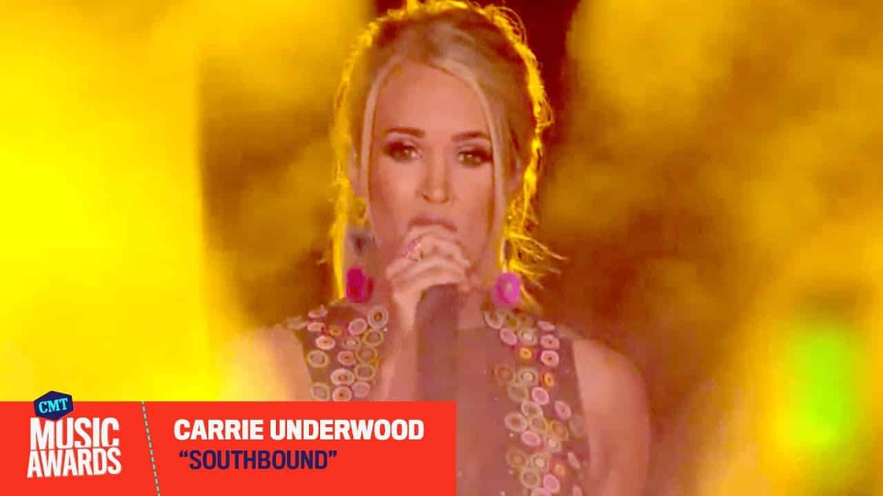 2019 CMT Music Awards Carrie Underwood Wins Sings Southbound Video