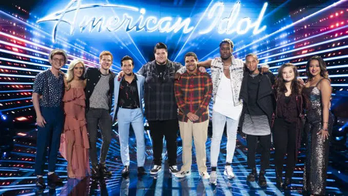 AMERICAN IDOL - (Top 10 Reveal)"- (ABC/Eric McCandless) WALKER BURROUGHS, LACI KAYE BOOTH, JEREMIAH LLOYD HARMON, LAINE HARDY, WADE COTA, ALEJANDRO ARANDA, UCHE, DIMITRIUS GRAHAM, MADISON VANDENBURG, ALYSSA RAGHU