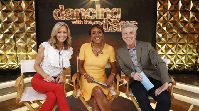 GOOD MORNING AMERICA - 8/21/19 The 2019 cast of ÒDancing with the StarsÓ is revealed LIVE on ÒGood Morning AmericaÓ Wednesday, August 21, 2019 on ABC. The new season of "Dancing with the Stars," premieres Monday, September 16, 2019 at 8PM ET/PT on ABC. GMA19 (Walt Disney Television/Lou Rocco) LARA SPENCER, ROBIN ROBERTS, TOM BERGERON