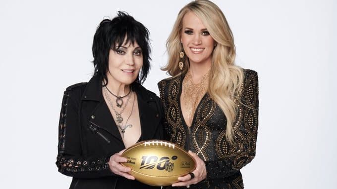 Joan Jett Carrie Underwood Sunday Night Football