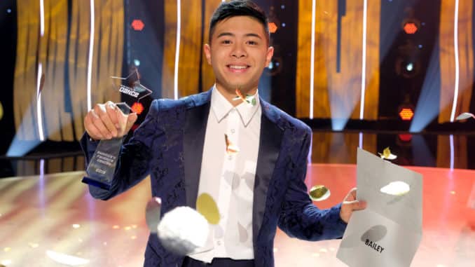 SO YOU THINK YOU CAN DANCE: FINALE: America’s Favorite Dancer is Bailey Munoz on the Season Finale of SO YOU THINK YOU CAN DANCE airing live, Monday, Sept. 16 (8:00-10:00 PM ET/PT) on FOX. ©2019 Fox Media LLC. Cr: Adam Rose