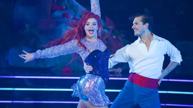 DANCING WITH THE STARS - "Disney Night" - There will be Disney magic in the ballroom as nine celebrity and pro-dancer couples compete on the fifth week of the 2019 season of "Dancing with the Stars," live, MONDAY, OCT. 14 (8:00-10:00 p.m. EDT), on ABC. (ABC/Eric McCandless) LAUREN ALAINA, GLEB SAVCHENKO