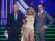 DANCING WITH THE STARS - "Halloween" - All treats and no tricks as eight celebrity and pro-dancer couples return to the ballroom to celebrate Halloween and compete on the seventh week of the 2019 season of "Dancing with the Stars," live, MONDAY, OCT. 28 (8:00-10:00 p.m. EDT), on ABC. (ABC/Eric McCandless) TOM BERGERON, LAUREN ALAINA, GLEB SAVCHENKO