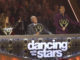 DANCING WITH THE STARS - "Dance-Off Week" - Seven celebrity and pro-dancer couples return to the ballroom to compete on the eighth week of the 2019 season of "Dancing with the Stars," live, MONDAY, NOV. 4 (8:00-10:00 p.m. EST), on ABC. (ABC/Kelsey McNeal) CARRIE ANN INABA, LEN GOODMAN, BRUNO TONIOLI