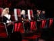 THE VOICE -- "Live Top 13 Performances" Episode 1716A -- Pictured: (l-r) Kelly Clarkson, Gwen Stefani, John Legend, Blake Shelton -- (Photo by: Trae Patton/NBC)