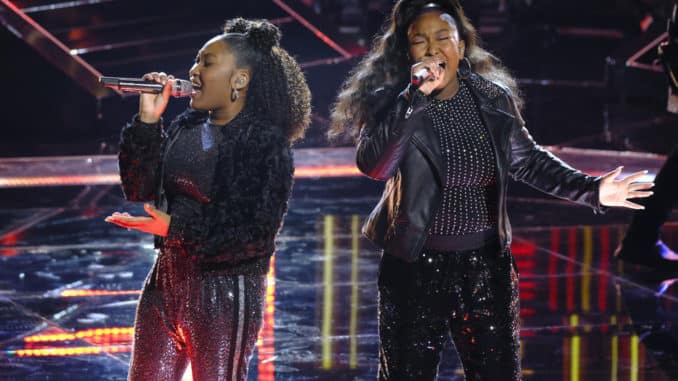 THE VOICE -- "Live Top 13 Performances" Episode 1716A -- Pictured: Hello Sunday -- (Photo by: Trae Patton/NBC)