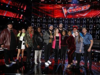 THE VOICE -- "Live Top 13 Eliminations" Episode 1716B -- Pictured: (l-r) Shane Q, Joana Martinez, Myracle Holloway, Rose Short, Will Breman, Marybeth Byrd, Jake Hoot, Hello Sunday, Katie Kadan, Kat Hammock, Ricky Duran -- (Photo by: Trae Patton/NBC)