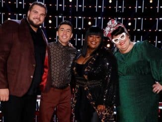 THE VOICE -- "Live Semi Final Results" Episode 1719B -- Pictured: (l-r) Jake Hoot, Ricky Duran, Rose Short, Katie Kadan -- (Photo by: Trae Patton/NBC)