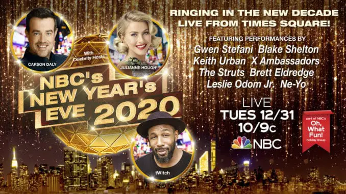 NBC’s New Year’s Eve 2020