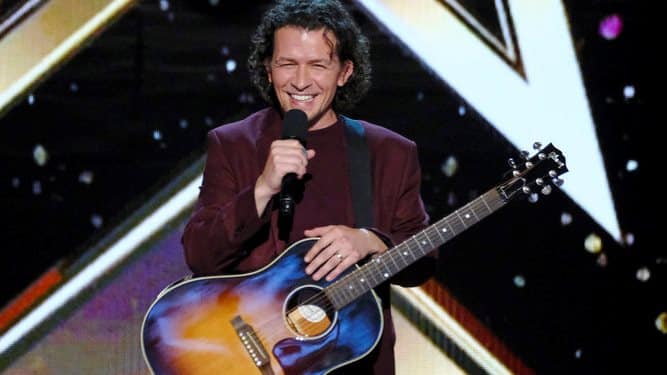 AMERICA'S GOT TALENT: THE CHAMPIONS -- "The Champions Three" Episode 203 -- Pictured: Michael Grimm -- (Photo by: Trae Patton/NBC)