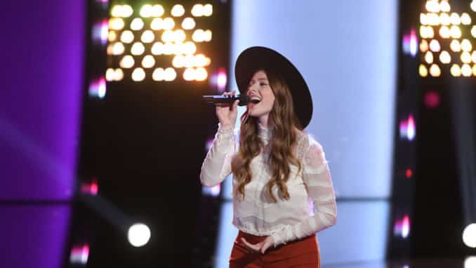 THE VOICE -- "Blind Auditions" Episode 1804 -- Pictured: Zan Fiskum -- (Photo by: Mitchell Haddad/NBC)