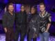 SONGLAND -- "H.E.R." Episode 203 -- Pictured: (l-r) Shane McAnally, H.E.R., Ester Dean, Ryan Tedder -- (Photo by: Trae Patton/NBC)