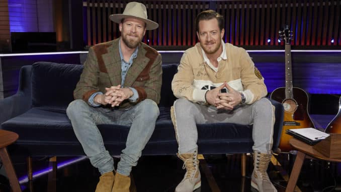 SONGLAND -- "Florida Georgia Line" Episode 206 -- Pictured: (l-r) Brian Kelley, Tyler Hubbard -- (Photo by: Trae Patton/NBC)