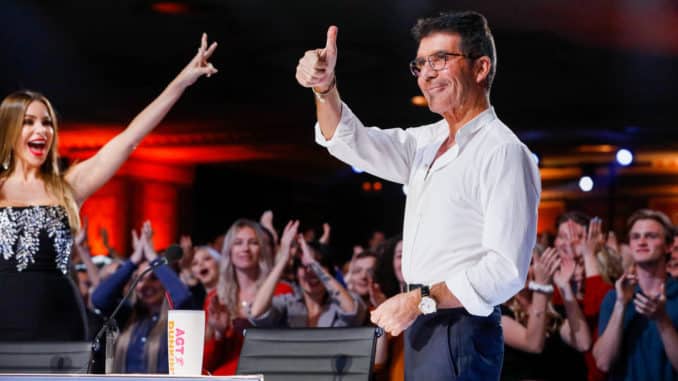 AMERICA'S GOT TALENT -- "Auditions" -- Pictured: (l-r) Sofia Vergara, Simon Cowell -- (Photo by: Trae Patton/NBC)