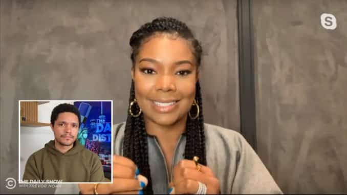 Gabrielle Union Trevor Noah Daily Show