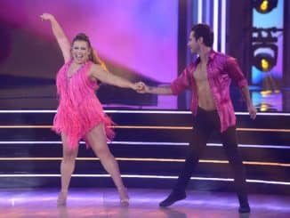 DANCING WITH THE STARS – “Top 13” – After a memorable “Disney Night,” 13 celebrity and pro-dancer couples compete for the fourth week live for the 2020 season, MONDAY, OCT. 5 (8:00-10:00 p.m. EDT), on ABC. (ABC/Eric McCandless) JUSTINA MACHADO, SASHA FARBER