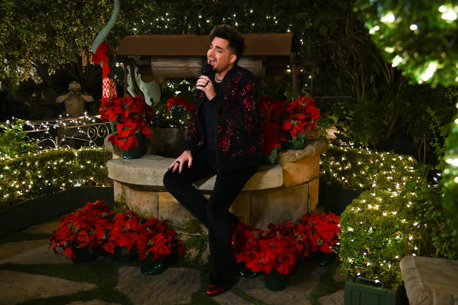 Adam Lambert Sings 'Have Yourself a Merry Little Christmas (Video)