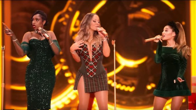 Jennifer Hudson Mariah Carey Ariana Grande Oh Santa Music Video