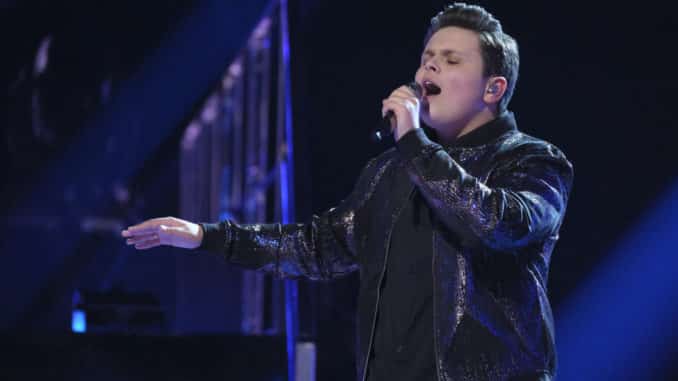 THE VOICE -- "Live Finale Performances" Episode 1914A -- Pictured: Carter Ruben -- (Photo by: Trae Patton/NBC)