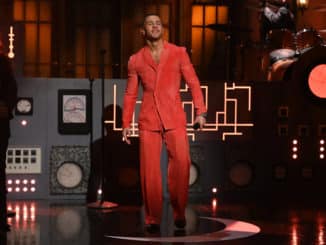 SATURDAY NIGHT LIVE -- "Nick Jonas" Episode 1799 -- Pictured: Musical guest Nick Jonas performs on Saturday, February 27, 2021 -- (Photo by: Will Heath/NBC)