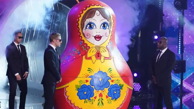 THE MASKED SINGER: Russian doll. The Season Five premiere of THE MASKED SINGER airs Wednesday, March 10 (8:00-9:00PM ET/PT), © 2021 FOX MEDIA LLC. CR: Michael Becker/FOX.