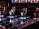 THE VOICE -- "Blind Auditions" Episode 2001 -- Pictured: (l-r) Kelly Clarkson, John Legend, Nick Jonas, Blake Shelton -- (Photo by: Trae Patton/NBC)